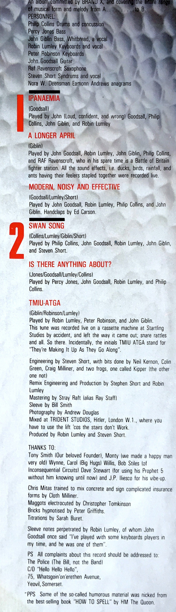 Brand X (3) : Is There Anything About? (LP,Album)