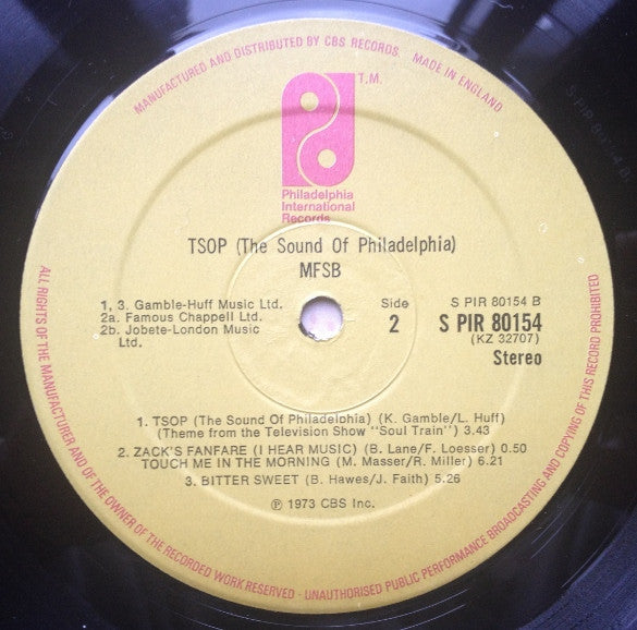 MFSB : TSOP (The Sound Of Philadelphia) (LP)