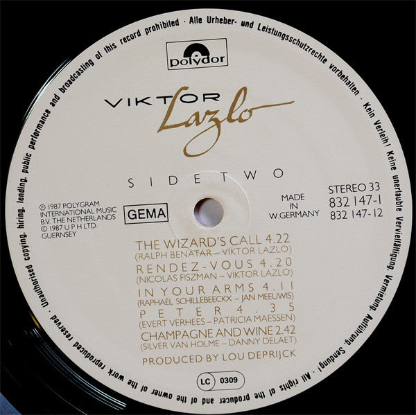 Viktor Lazlo : Viktor Lazlo (LP,Album)