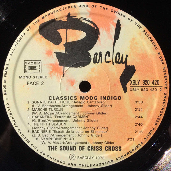 Sound Of Criss Cross, The : Classics Moog Indigo (LP)