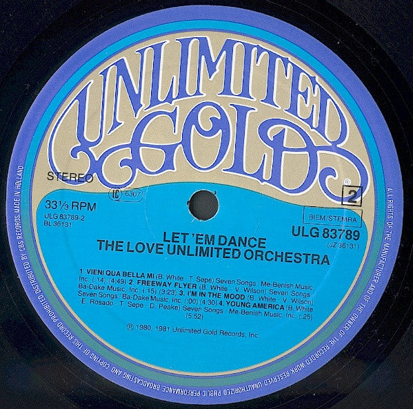 Love Unlimited Orchestra : Let 'Em Dance (LP,Album)