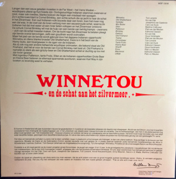 Karl May : Winnetou En De Schat Aan Het Zilvermeer (LP,Album)