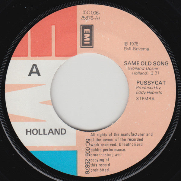 Pussycat (2) : Same Old Song / Stupid Cupid (7",45 RPM,Single,Stereo)