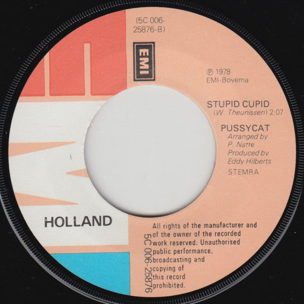 Pussycat (2) : Same Old Song / Stupid Cupid (7",45 RPM,Single,Stereo)