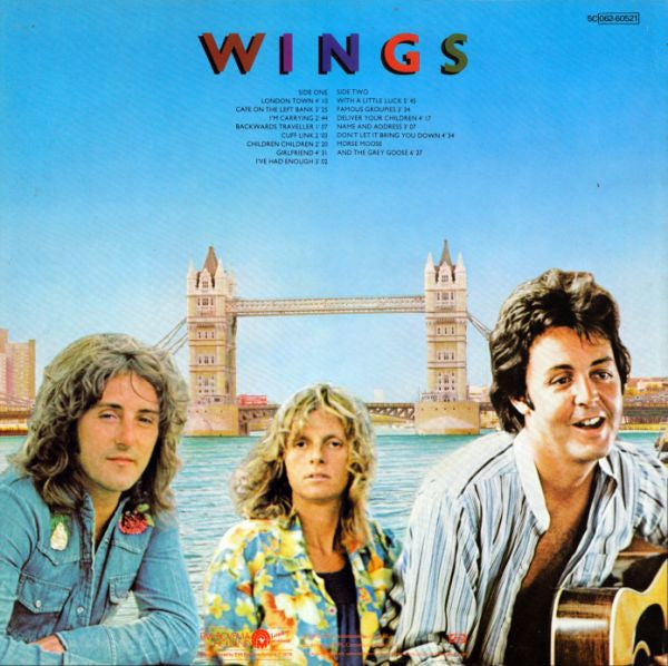 Wings (2) : London Town (LP,Album)