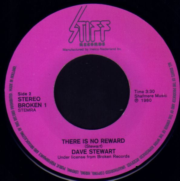 Dave Stewart Guest Vocals Colin Blunstone : What Becomes Of The Broken Hearted (7",45 RPM,Single)