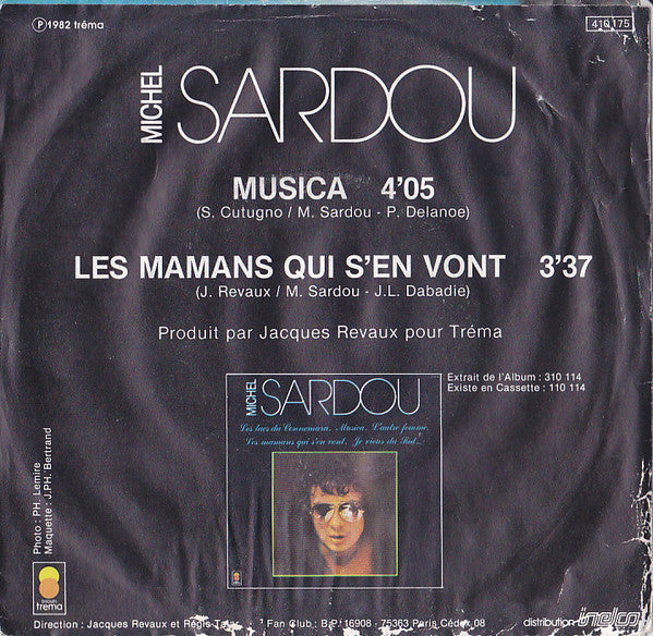 Michel Sardou : Musica (7",45 RPM,Single,Stereo)
