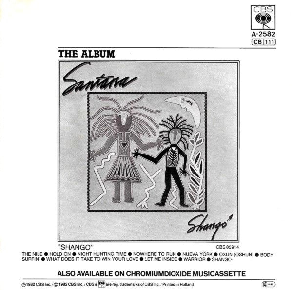 Santana : Hold On (7",45 RPM,Single)