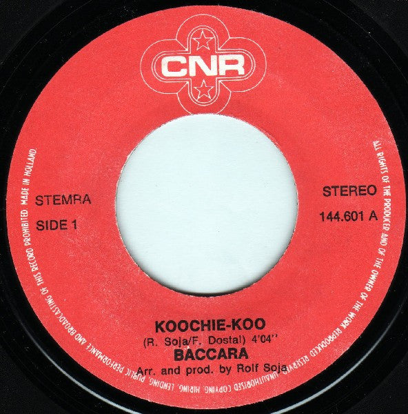 Baccara : Koochie-Koo (7",45 RPM,Single,Stereo)