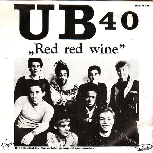 UB40 : Red Red Wine (7",45 RPM,Single,Stereo)