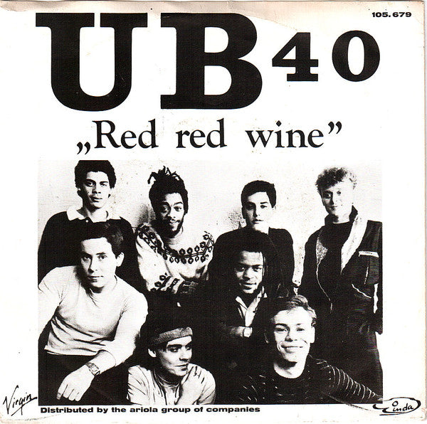 UB40 : Red Red Wine (7",45 RPM,Single,Stereo)