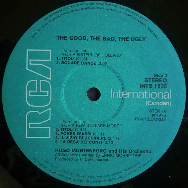Hugo Montenegro : The Good, The Bad, The Ugly (LP,Album)