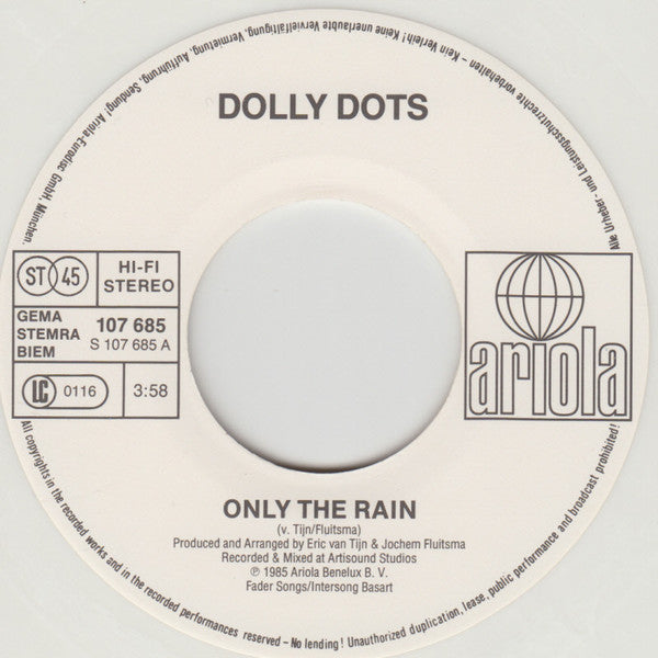 Dolly Dots : Only The Rain (7",45 RPM,Limited Edition)