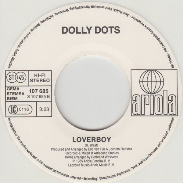 Dolly Dots : Only The Rain (7",45 RPM,Limited Edition)