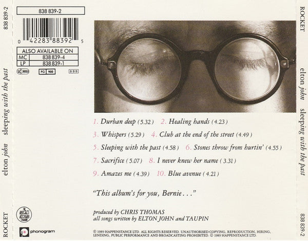 Elton John : Sleeping With The Past (Album)