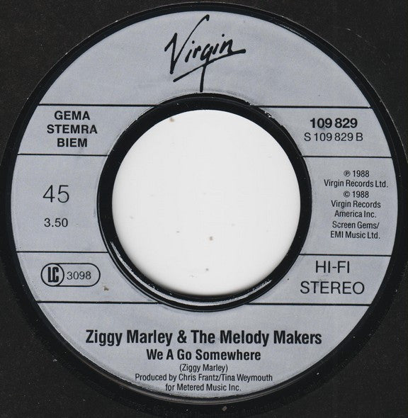 Ziggy Marley And The Melody Makers : Tomorrow People (7",45 RPM,Single)