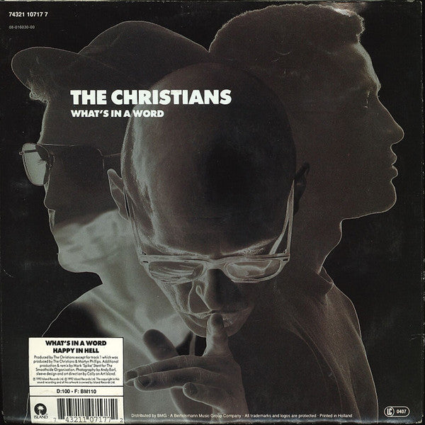 Christians, The : What's In A Word (7",45 RPM,Single,Stereo)
