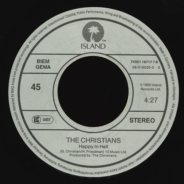 Christians, The : What's In A Word (7",45 RPM,Single,Stereo)