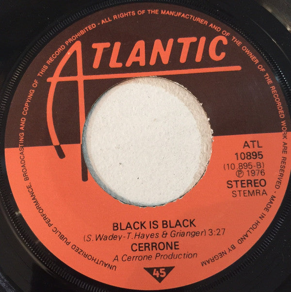 Cerrone : Love In C Minor (7",45 RPM,Single,Stereo)