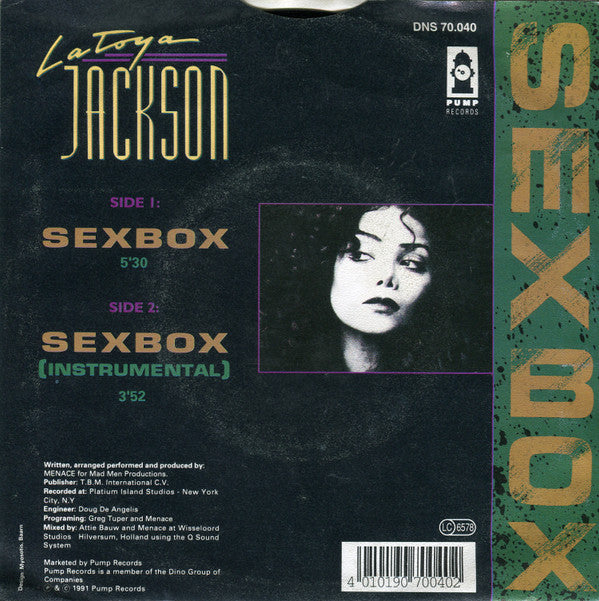 La Toya Jackson : Sexbox (7",45 RPM,Single)