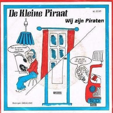 De Kleine Piraat : Wij Zijn Piraten (7",45 RPM,Single,Stereo)