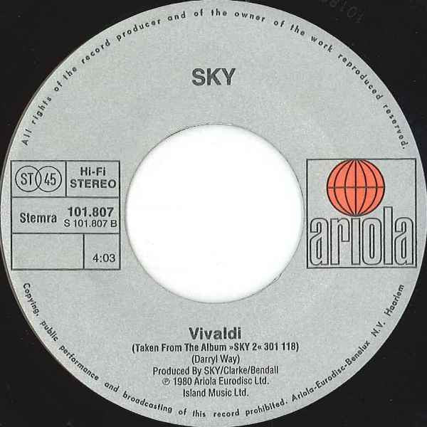 Sky (4) : Toccata (7",45 RPM)