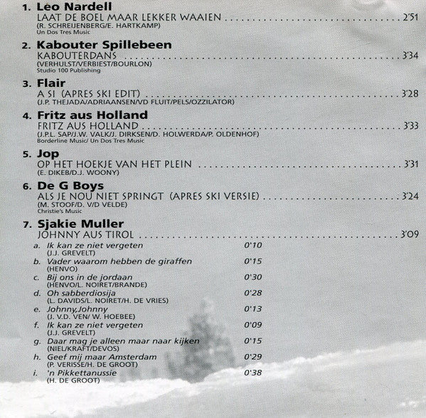 Various : 1000% Après Ski Feest Deel 2 (Compilation)