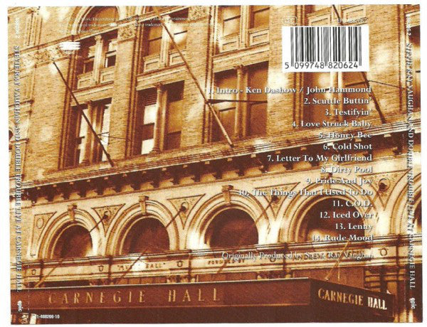 Stevie Ray Vaughan & Double Trouble : Live At Carnegie Hall (Album)