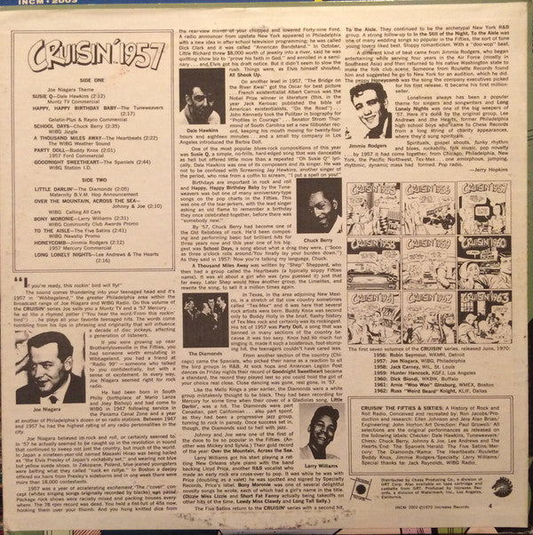 Various : Cruisin' 1957 (LP,Compilation,Mixed,Repress)