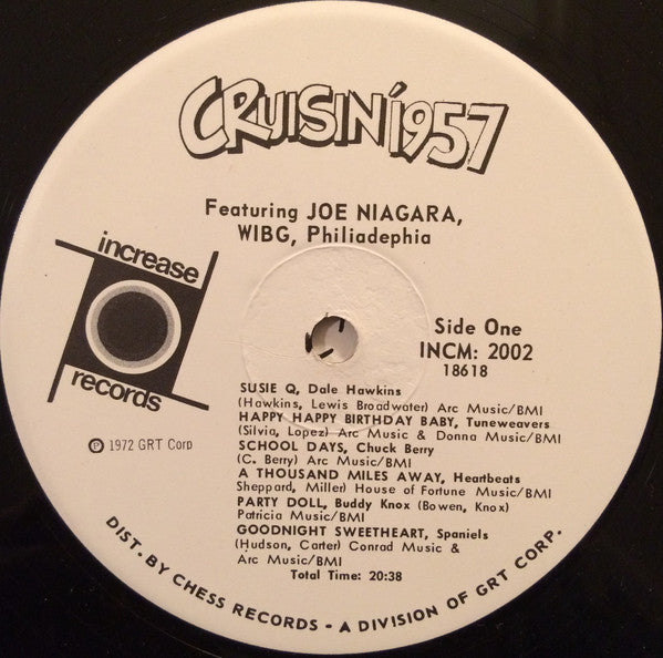 Various : Cruisin' 1957 (LP,Compilation,Mixed,Repress)