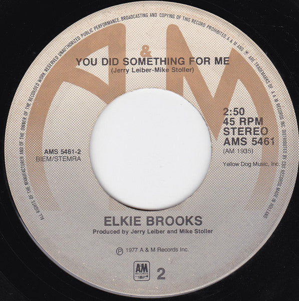 Elkie Brooks : Pearl's A Singer (7",Single,45 RPM)