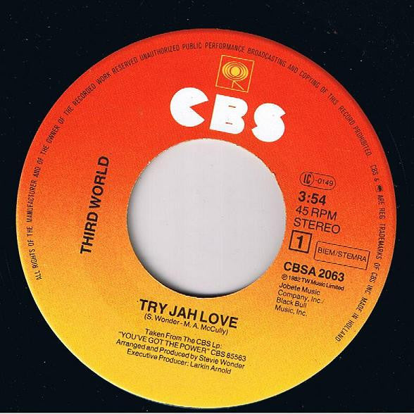 Third World : Try Jah Love (7",45 RPM)