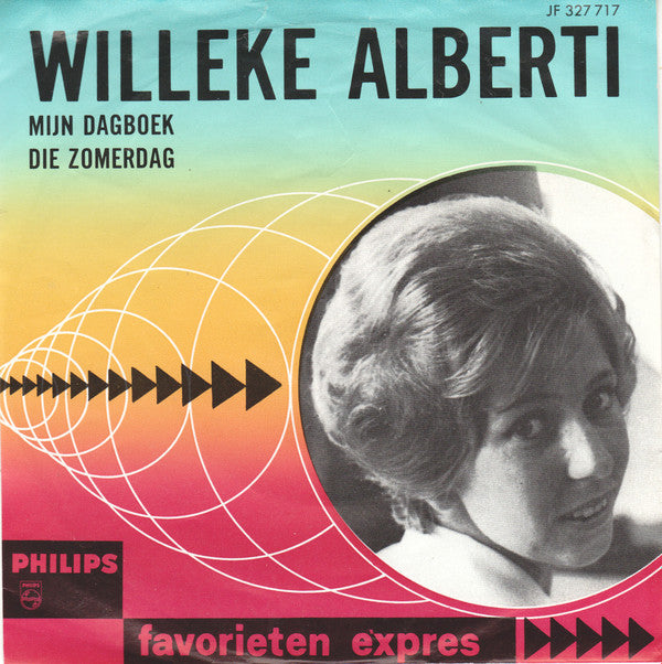 Willeke Alberti : Mijn Dagboek / Die Zomerdag (7",45 RPM,Single,Mono)