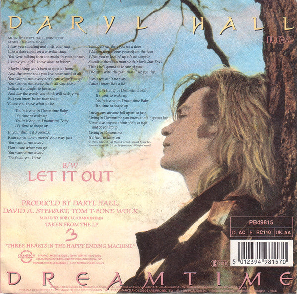 Daryl Hall : Dreamtime (7",Single)