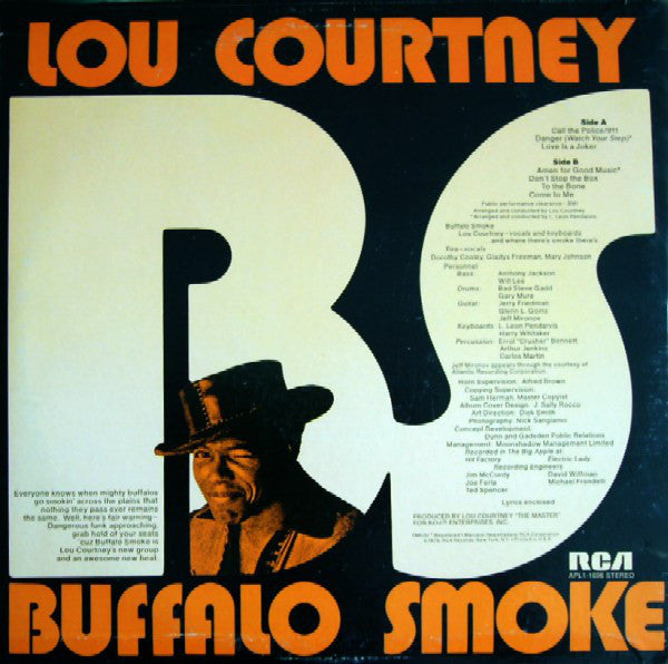 Lou Courtney : Buffalo Smoke (LP,Album)