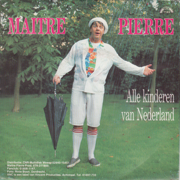 Maître Pierre : De Zomer Moet Nog Komen (7",45 RPM,Single,Stereo)