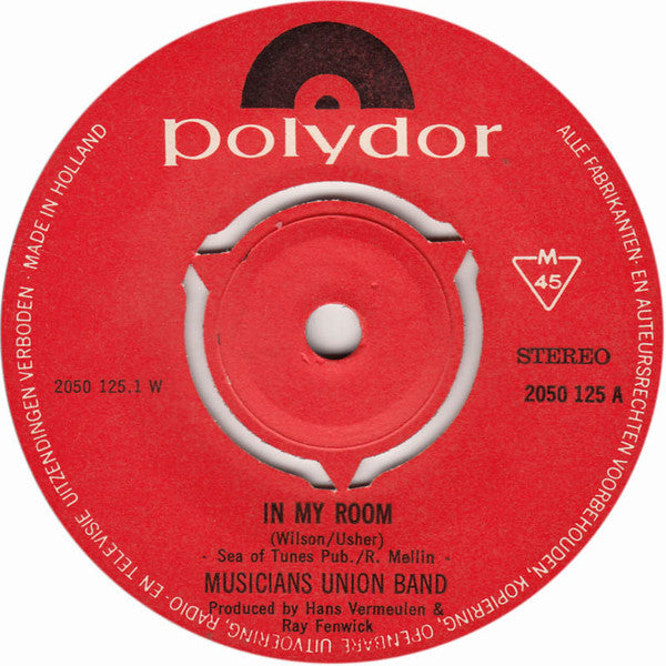 Musicians Union Band : In My Room (7",45 RPM,Single)