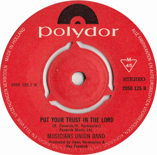 Musicians Union Band : In My Room (7",45 RPM,Single)