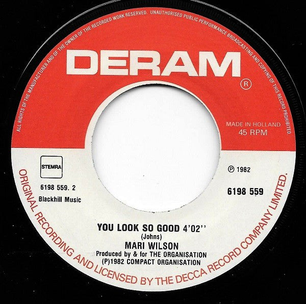 Mari Wilson : Baby It's True (7",Single)