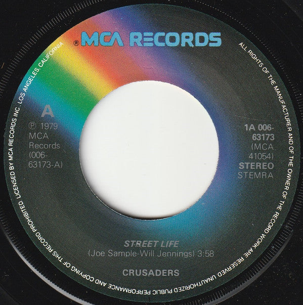 Crusaders, The : Street Life (7",45 RPM,Single,Stereo)