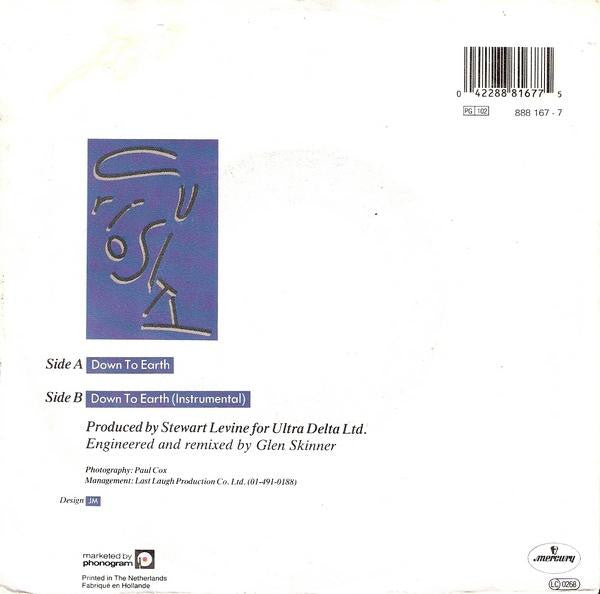 Curiosity Killed The Cat : Down To Earth (7",45 RPM,Single,Stereo)