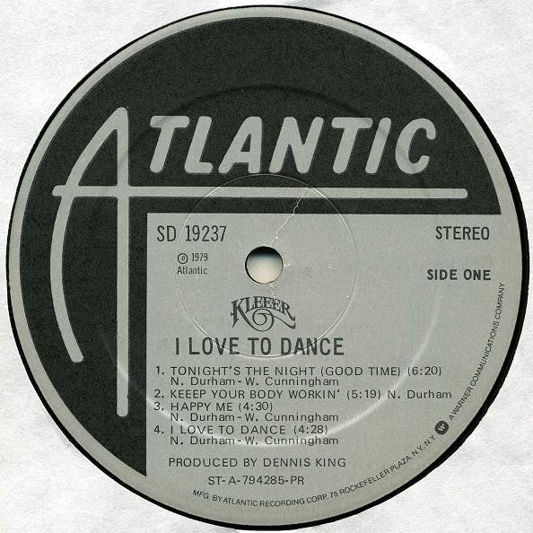 Kleeer : I Love To Dance (LP,Album,Stereo)