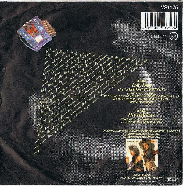 Wendy & Lisa : Lolly Lolly (7",45 RPM,Single,Stereo)