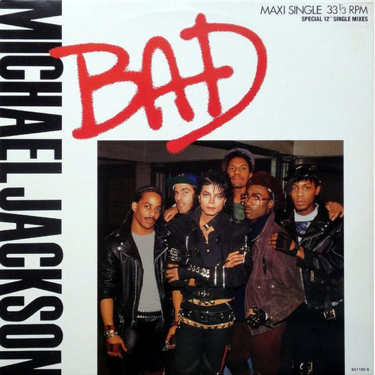 Michael Jackson : Bad (12",33 ⅓ RPM,Maxi-Single)