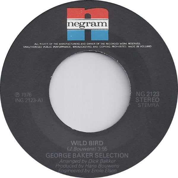 George Baker Selection : Wild Bird (7",45 RPM,Single,Stereo)