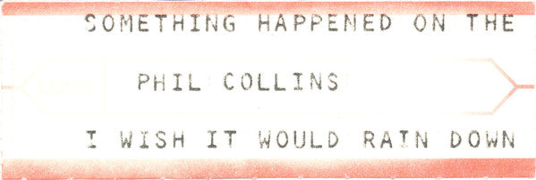 Phil Collins : Something Happened On The Way To Heaven (7",45 RPM,Single,Stereo)