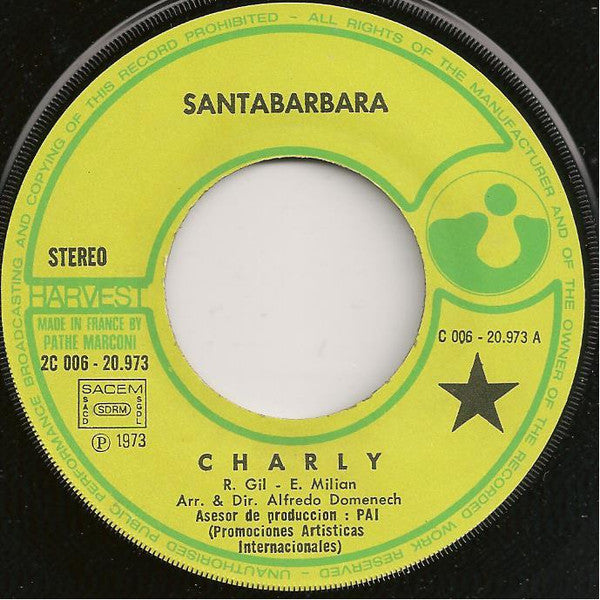 Santabarbara : Charly (7",45 RPM,Single)
