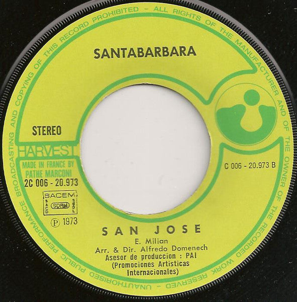 Santabarbara : Charly (7",45 RPM,Single)