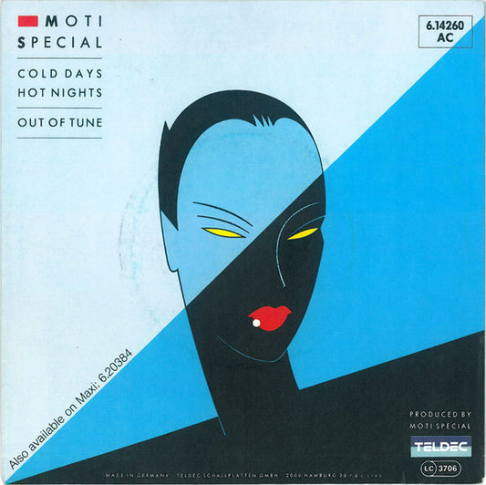 Moti Special : Cold Days Hot Nights / Out Of Tune (7",45 RPM,Single,Stereo)