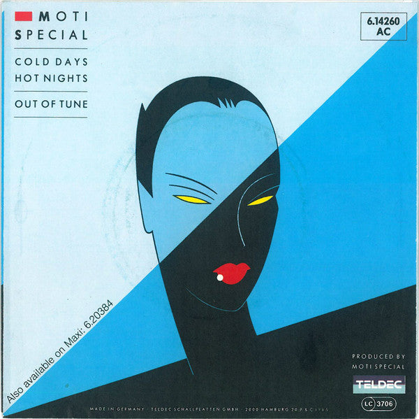 Moti Special : Cold Days Hot Nights / Out Of Tune (7",45 RPM,Single,Stereo)